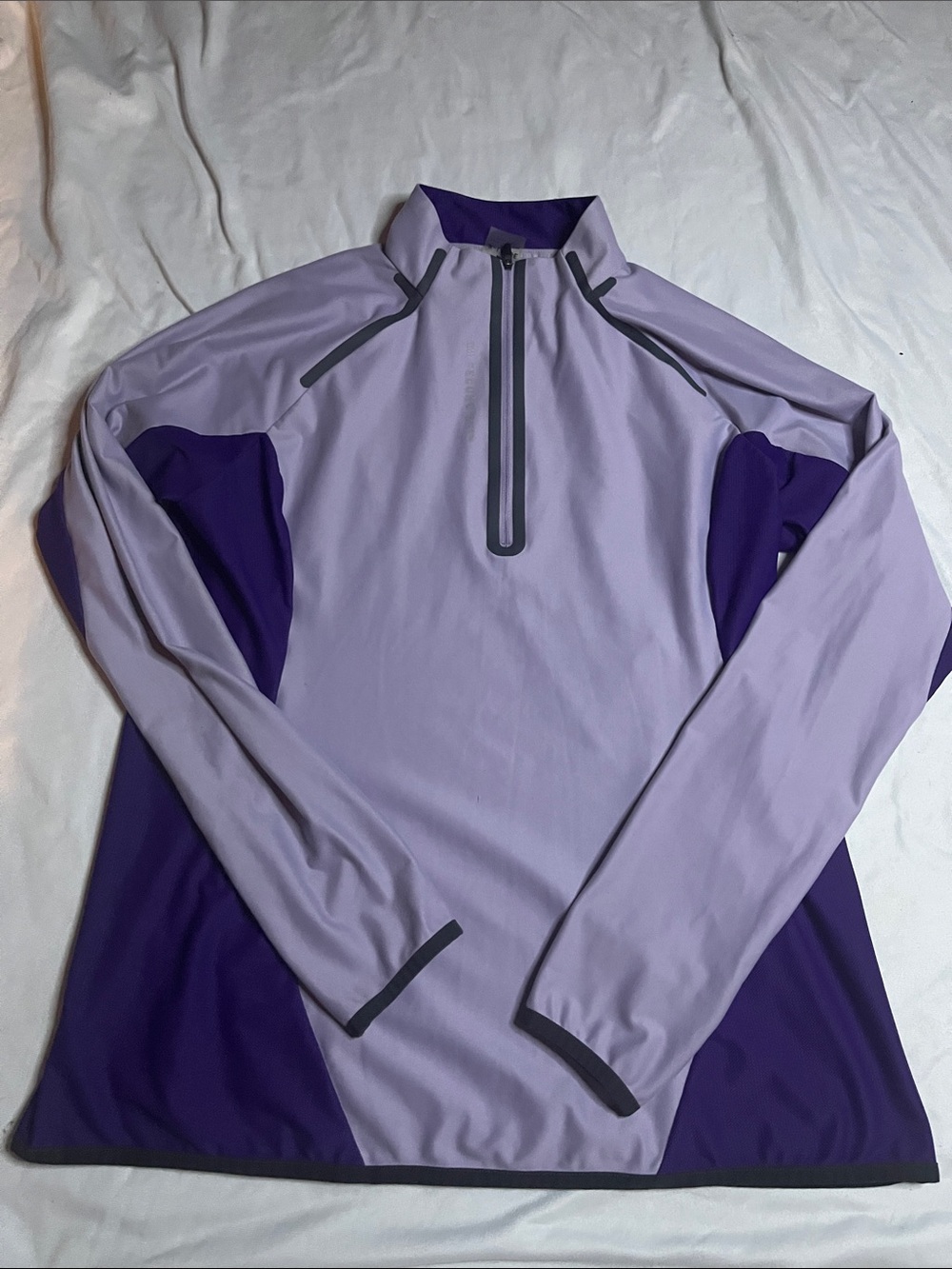 Second Skin Purple 1/4 Zip Active Pullover